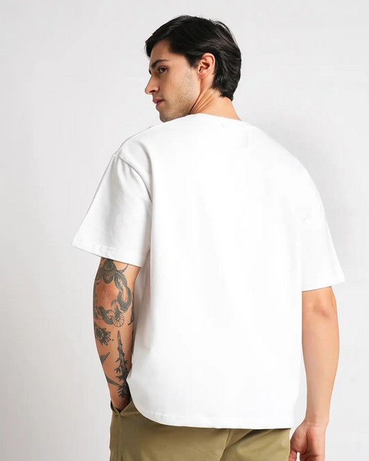 white T-shirt